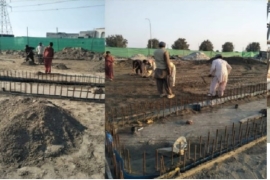 Construction of Lake City Dancing Fountain (Grey Works)